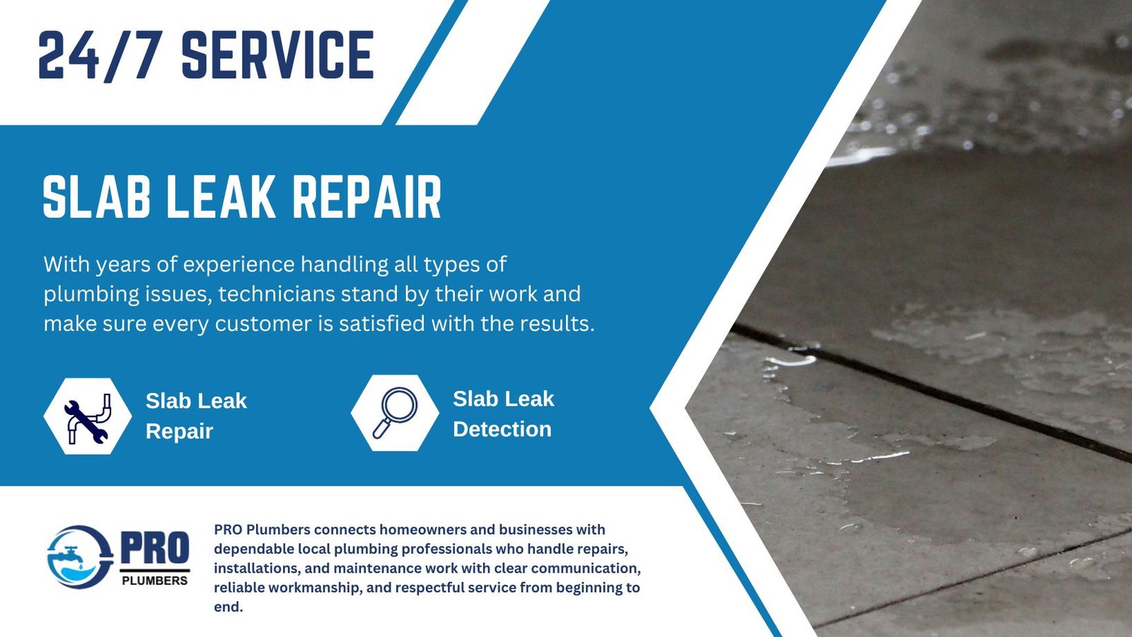 Slab Leak Repair in Bryan