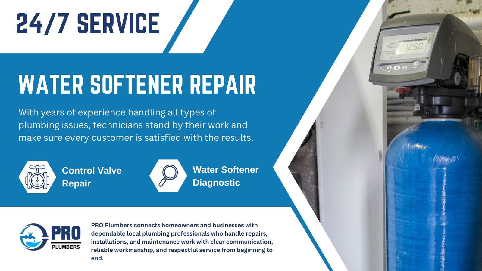 Water softener repair in Bryan, TX